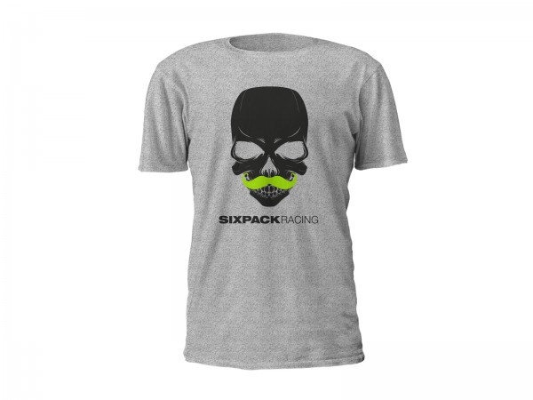 SIXPACK - T-Shirt Moustache It - grau -