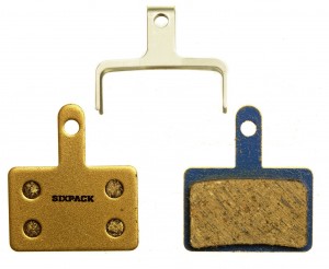 SIXPACK - Brake Pads (semi-Metallic) Shimano Deore M525/Tektro Auriga Comp
