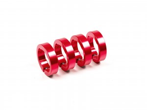 SIXPACK - Clamp Rings alloy red
