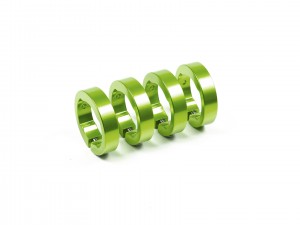 SIXPACK - Clamp Rings alloy electric-green