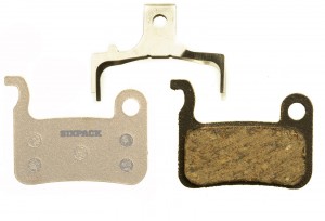 SIXPACK - Brake Pads (organic) Shimano XTR/XT/Saint/LX/Hone/Hygia (All)