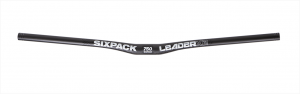 SIXPACK - Handlebar LeaderXE 750 Carbon Riser - 31,8 X 750mm - 2014 - Black/Whit
