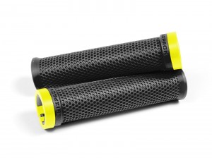 SIXPACK - Grips M-Trix Lock-On black / neon-yellow