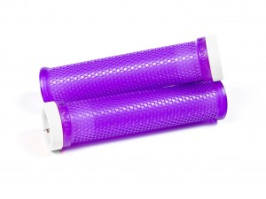 SIXPACK - Grips M-Trix Lock-On trans purple / white