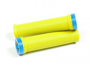SIXPACK - Grips M-Trix Lock-On neon-yellow / azur-blue