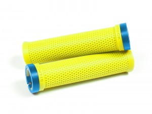 SIXPACK - Grips M-Trix Lock-On neon-yellow / light-blue