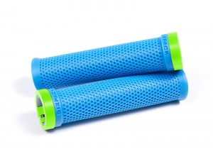 SIXPACK - Grips M-Trix Lock-On azur-blue / liquid-green