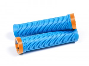 SIXPACK - Grips M-Trix Lock-On azur-blue / neon-orange