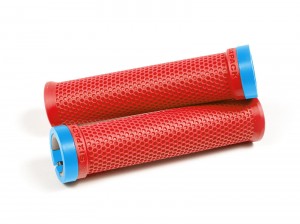 SIXPACK - Grips M-Trix Lock-On red / azur-blue