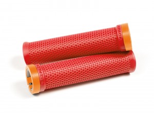 SIXPACK - Grips M-Trix Lock-On red / neon-orange