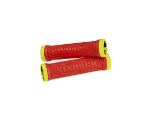 SIXPACK - Grips Fingertrix red / neon-yellow