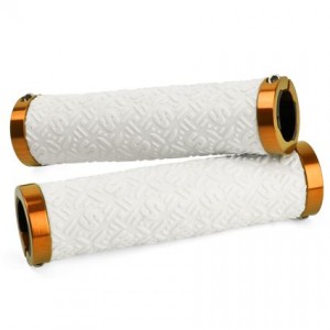 SIXPACK - Grips Ergotrix white / nugget-gold