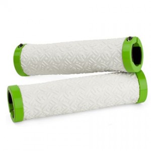 SIXPACK - Grips Ergotrix white / liquid-green