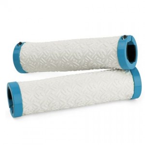 SIXPACK - Grips Ergotrix white / azur-blue
