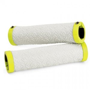 SIXPACK - Grips Ergotrix white / neon-yellow