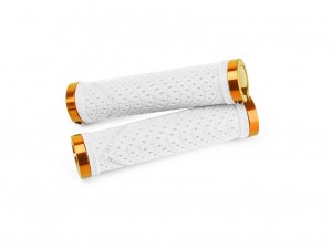 SIXPACK - Grips K-Trix white / nugget-gold