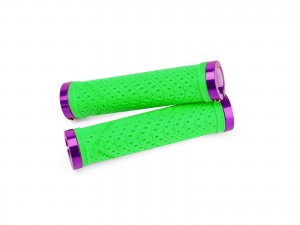 SIXPACK - Grips K-Trix green / purple