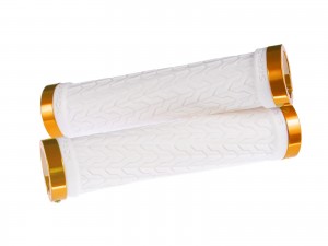 SIXPACK - Grips S-Trix white / nugget-gold