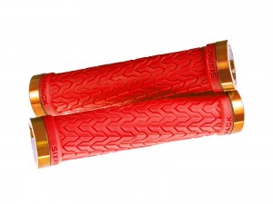 SIXPACK - Grips S-Trix red / nugget-gold