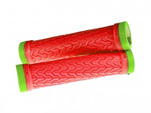 SIXPACK - Grips S-Trix red / liquid-green