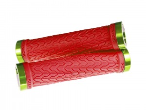 SIXPACK - Grips S-Trix red / electric-green