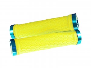 SIXPACK - Grips S-Trix neon-yellow / light-blue