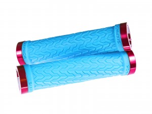 SIXPACK - Grips S-Trix azur-blue / red