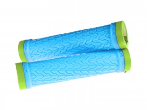 SIXPACK - Grips S-Trix azur-blue / liquid-green