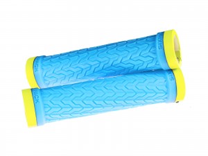 SIXPACK - Grips S-Trix azur-blue / neon-yellow