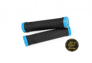 SIXPACK - Grips K-Trix *non glove edition* black / azur-blue