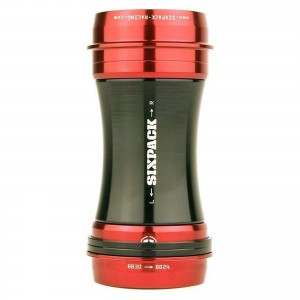 SIXPACK - bottom bracket SX-BB30 red