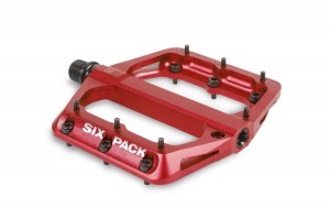SIXPACK - pedals Millenium -AL red