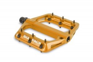 SIXPACK - pedals Millenium -AL nugget-gold