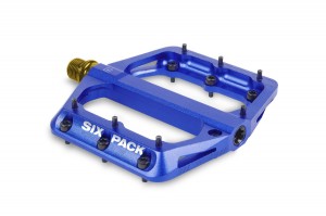 SIXPACK - pedals Millenium -AL-TI-axel blue