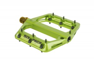 SIXPACK - pedals Millenium -AL-TI-axel electric-green