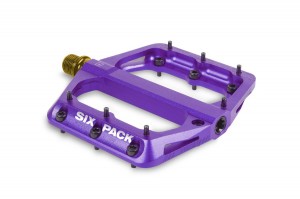 SIXPACK - Pedale Millenium -AL-TI-Achse purple