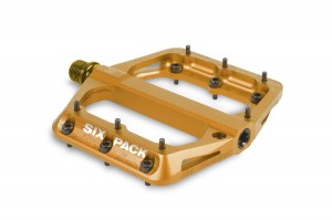 SIXPACK - pedals Millenium -AL-TI-axel nugget-gold