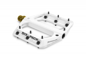 SIXPACK - pedals Millenium -AL-TI-axel white
