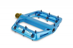 SIXPACK - pedals Millenium -AL-TI-axel light-blue