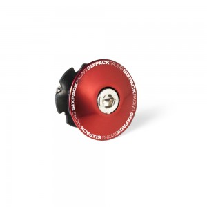 SIXPACK - Aheadcap standard 1-1/8" mit Kralle rot