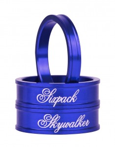 SIXPACK - SKYWALKER CNC Spacer Set blau