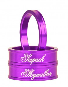 SIXPACK - SKYWALKER CNC Spacer Set purple