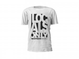 SIXPACK - T-Shirt Locals Only - weiss - small