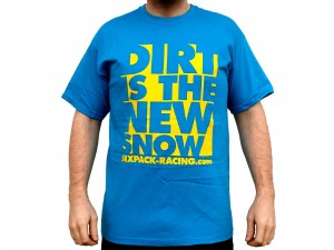 SIXPACK - T-Shirt Dirt is... azur MEDIUM